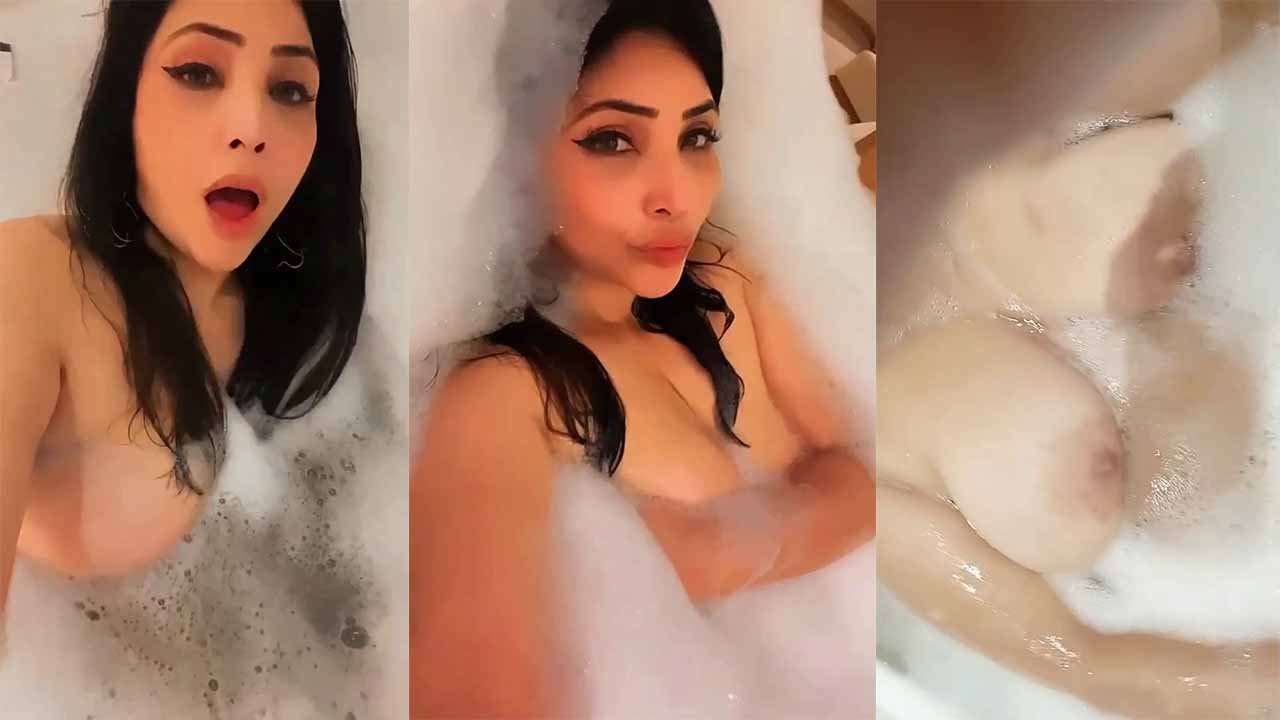 Rajsi Verma Bathroom Tease Showing Boobs